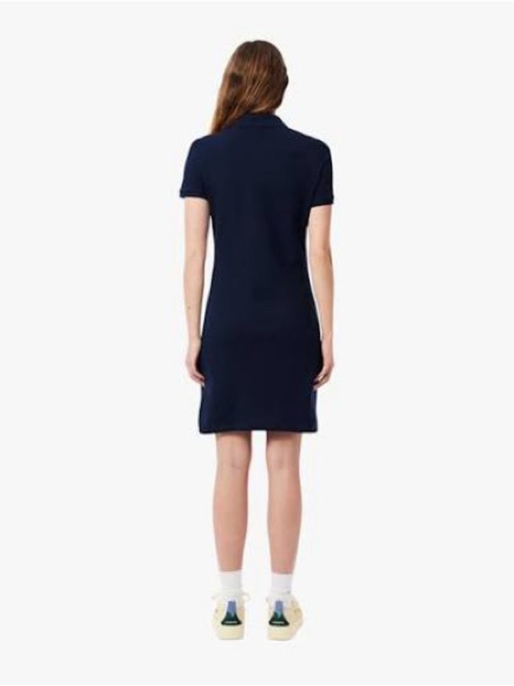 Lacoste navy polo mini dress size lactose 46 or xl - Picture 3 of 10